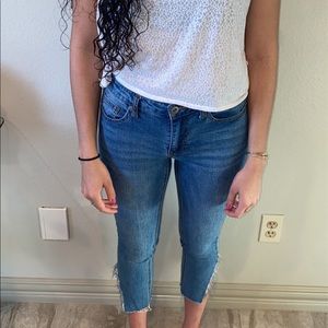 Highway Jeans — Cropped Fray End